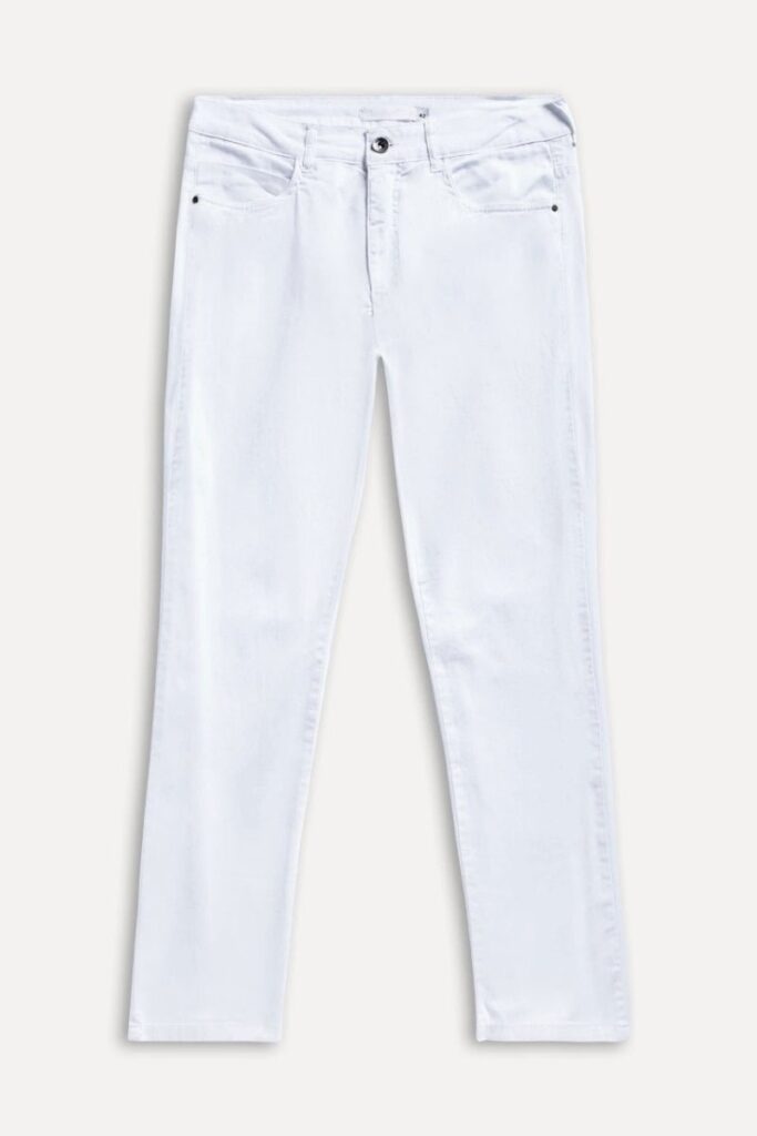 Calça Simples 5 Pockets Agradecer Branco