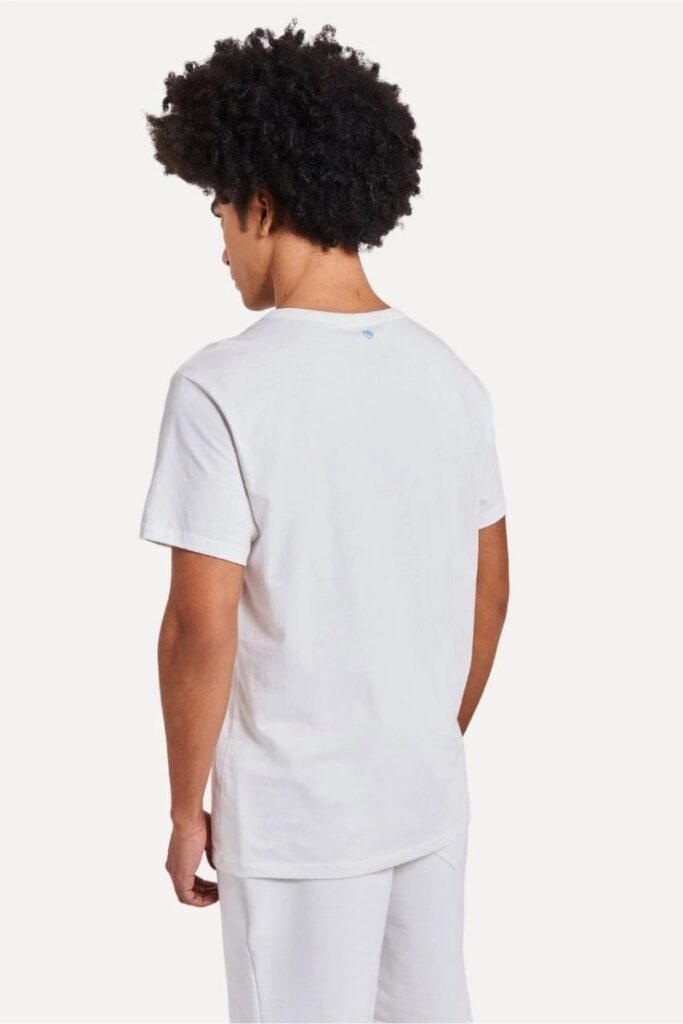 Camiseta Simples Mc Gola Careca Simples Off White
