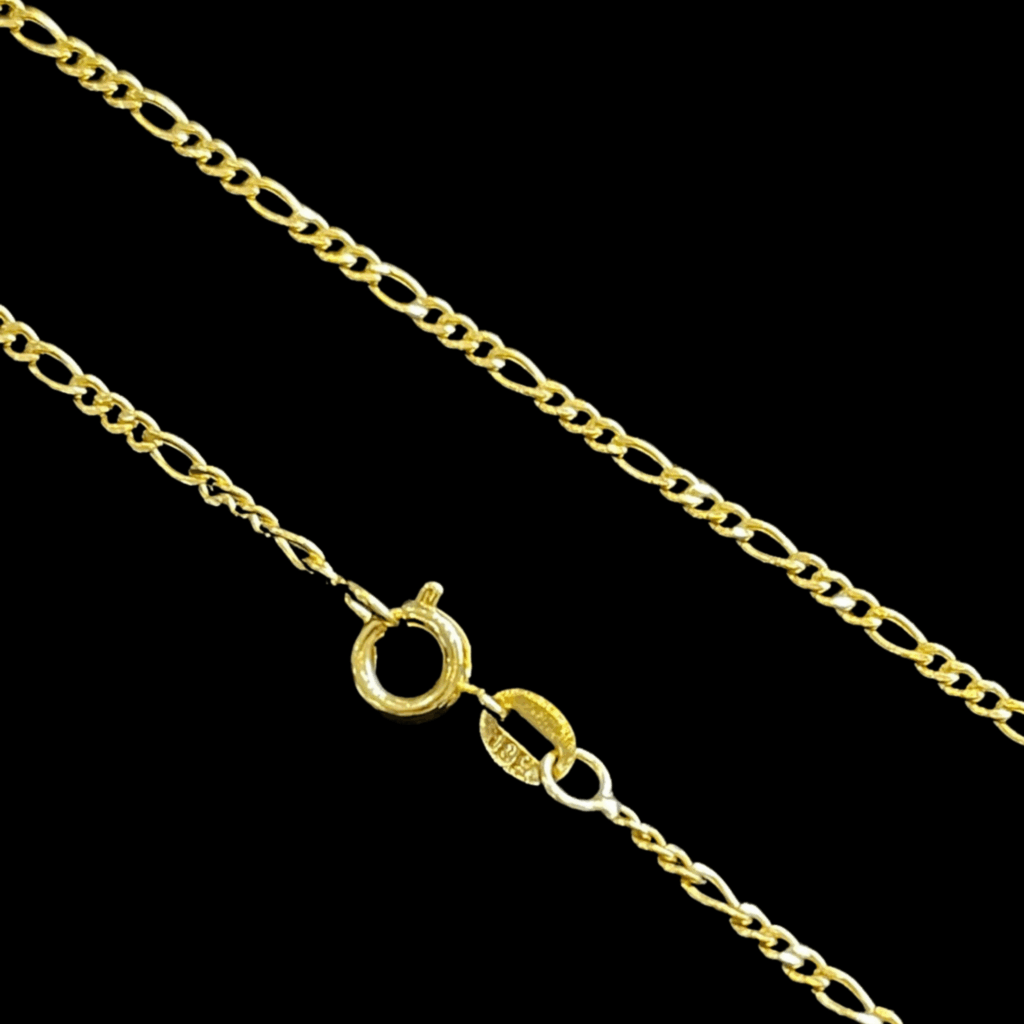 CORRENTE 3 POR 1 FECHO BOIA (2MM) — BANHADA A OURO 18K