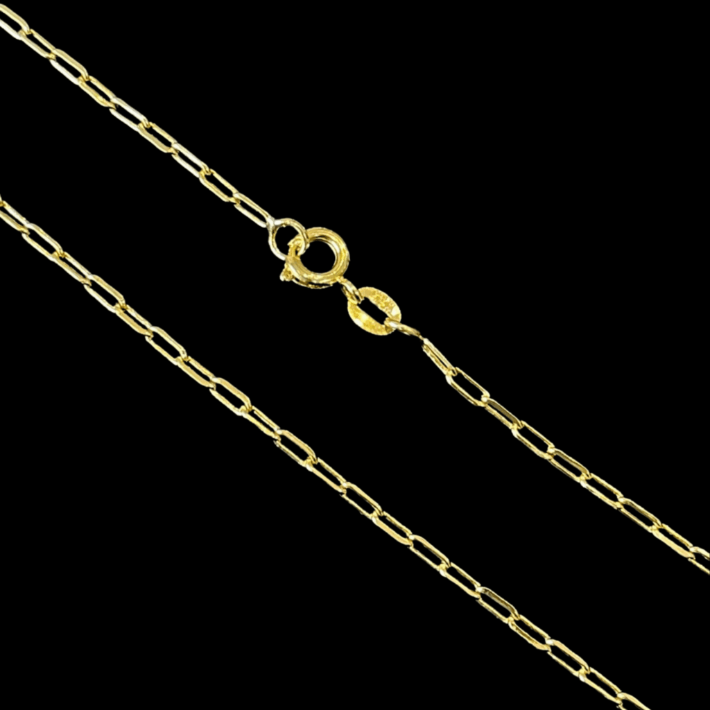 CORRENTE CARTIE FECHO BOIA (2MM) — BANHADA A OURO 18K