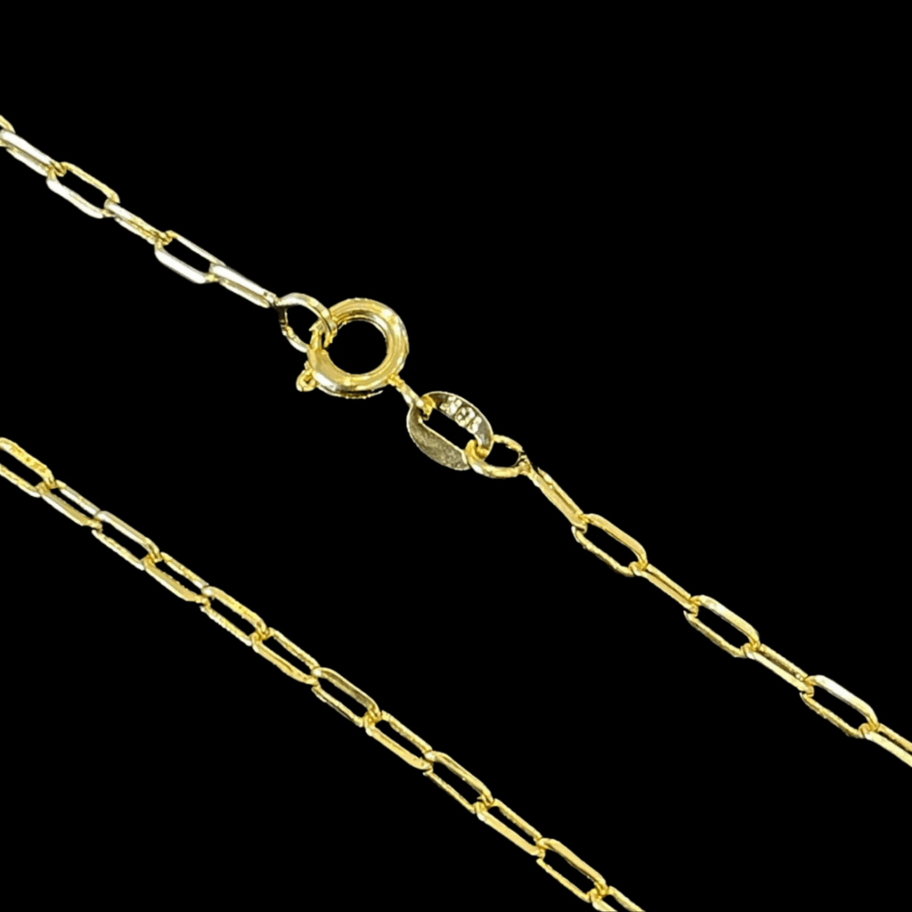 CORRENTE CARTIE FECHO BOIA (2MM) — BANHADA A OURO 18K