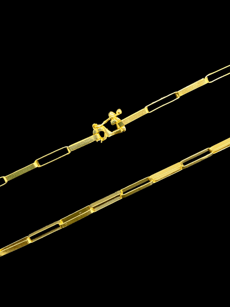 CORRENTE ELO REDONDINHO (3MM) — BANHADA A OURO 18K