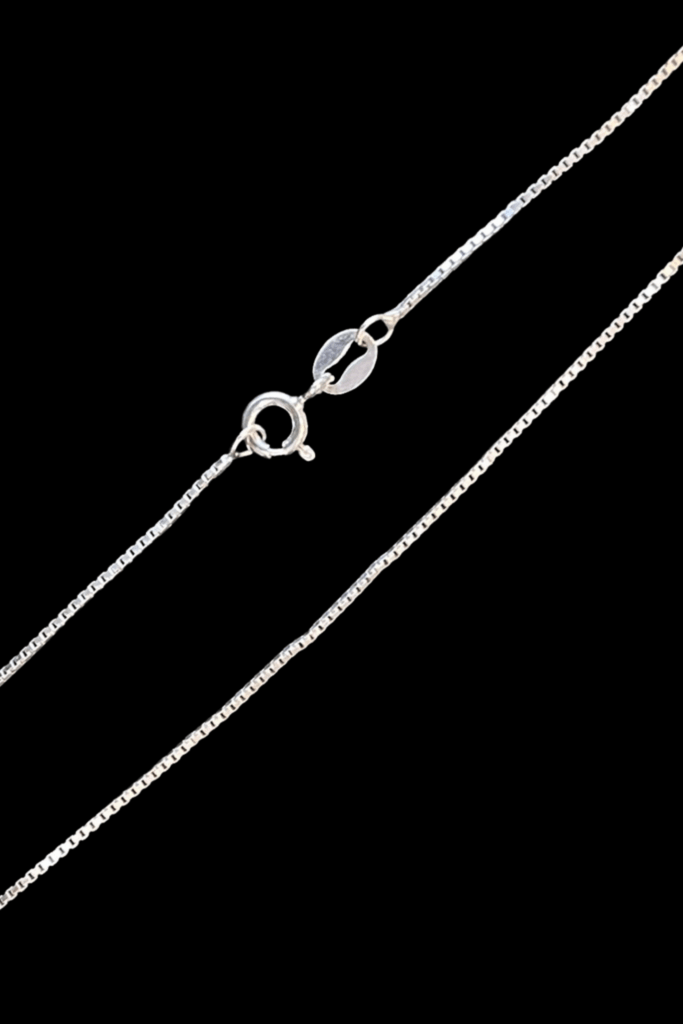 CORRENTE PRATA ITALIANA MACIÇA 925 VENEZIANA 1MM/3G/70CM