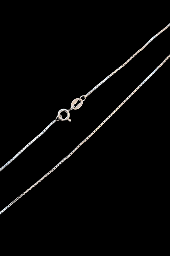 CORRENTE PRATA ITALIANA MACIÇA 925 VENEZIANA 1MM/3G/70CM