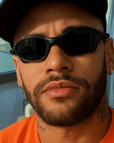Juliet Carbon e Neymar: O Óculos que Virou Símbolo de Atitude Brasileira