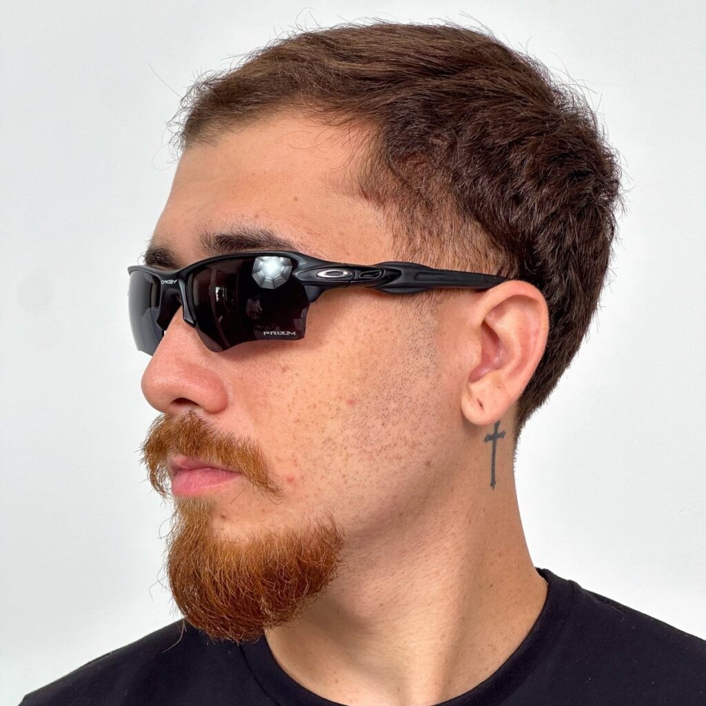 Óculos Flak 2.0 Preto Lente Liquid Metal