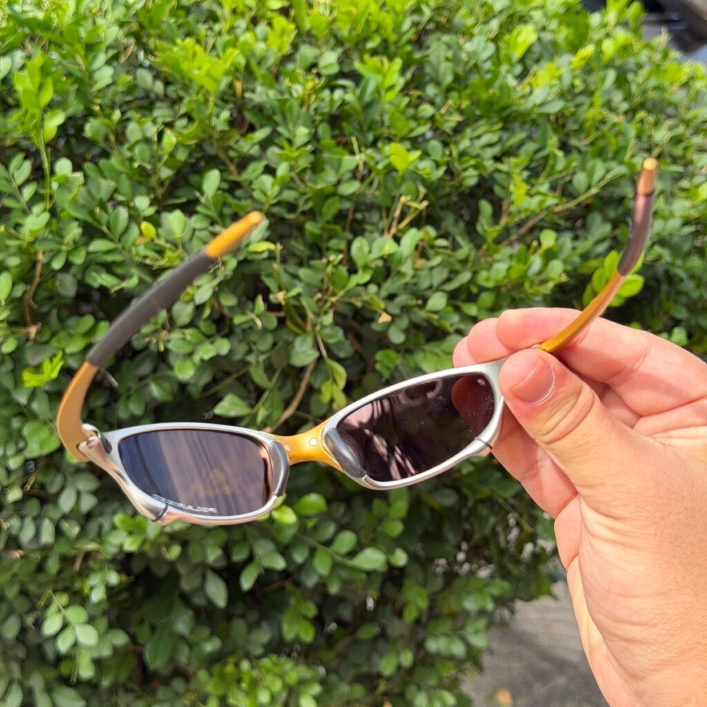 Óculos Juliet 24K Borracha Preta