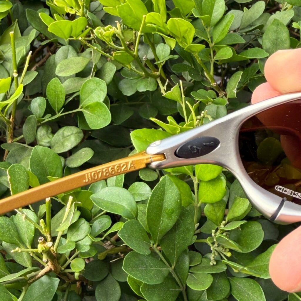 Óculos Juliet 24K Borracha Preta